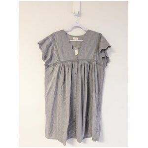 World Market Bohemian button front dress